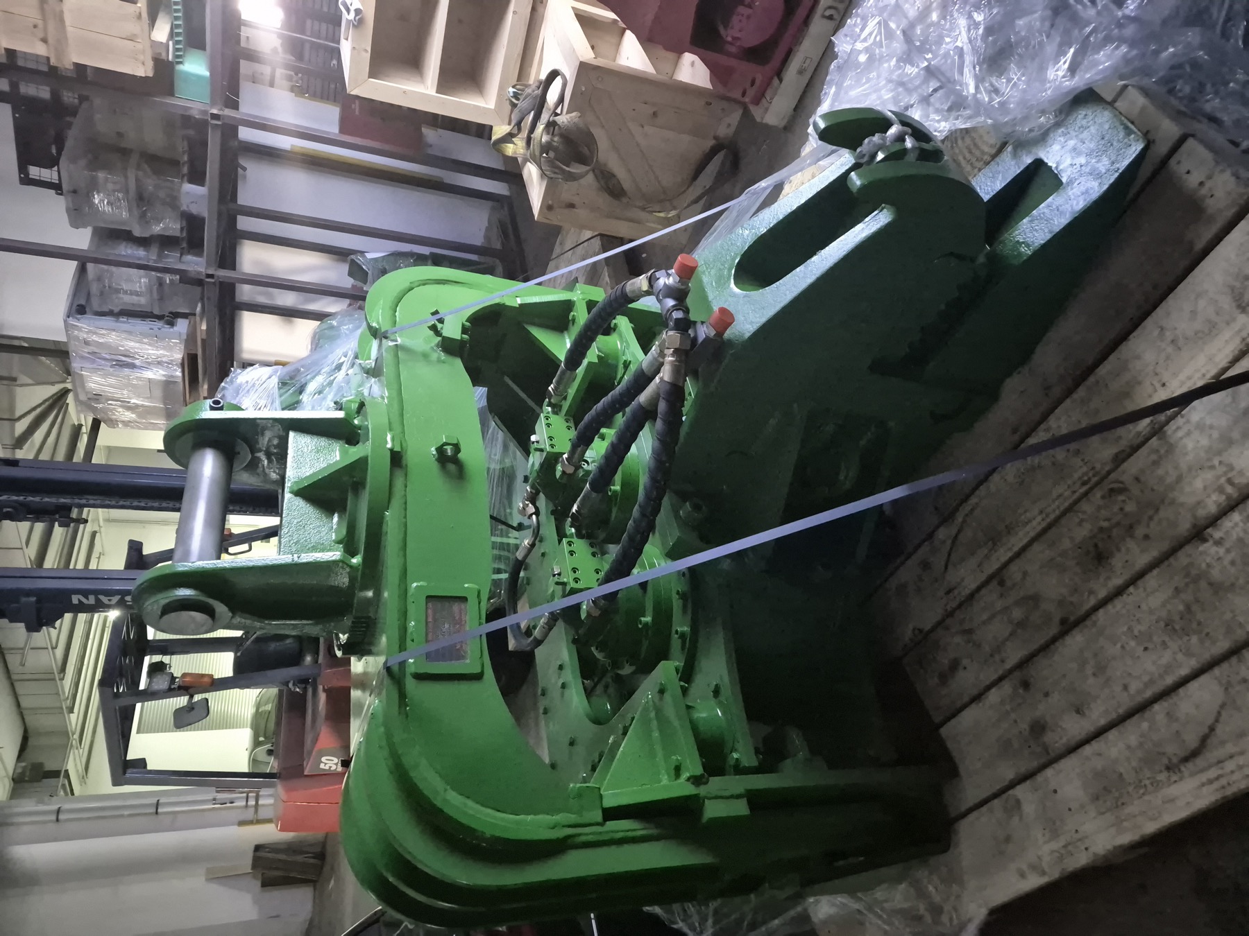 Close-up machinery detail